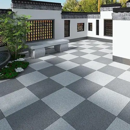 广场砖户外院子地麻石瓷室外露台花园庭院地面加厚地铺石防滑地热