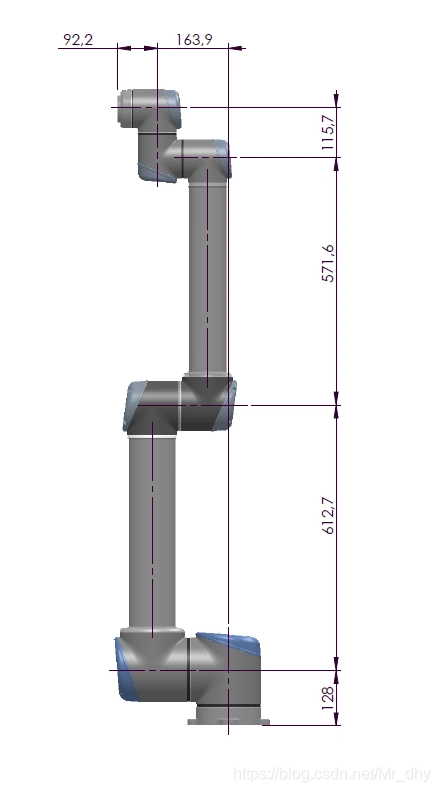 ur5ur10六自由度机械臂