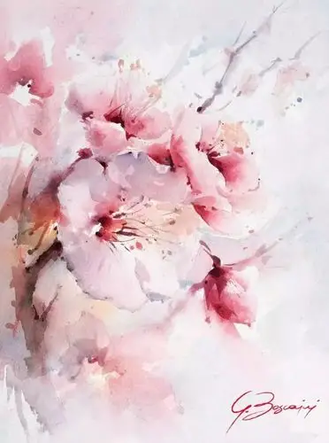 意境幽美渲染得体的意大利水彩作品