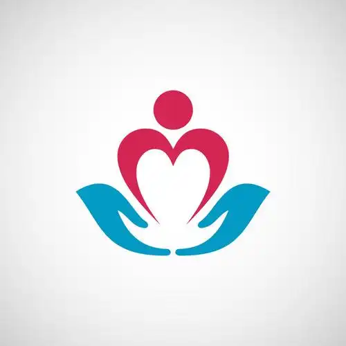 金发卷发护理插图矢量设计