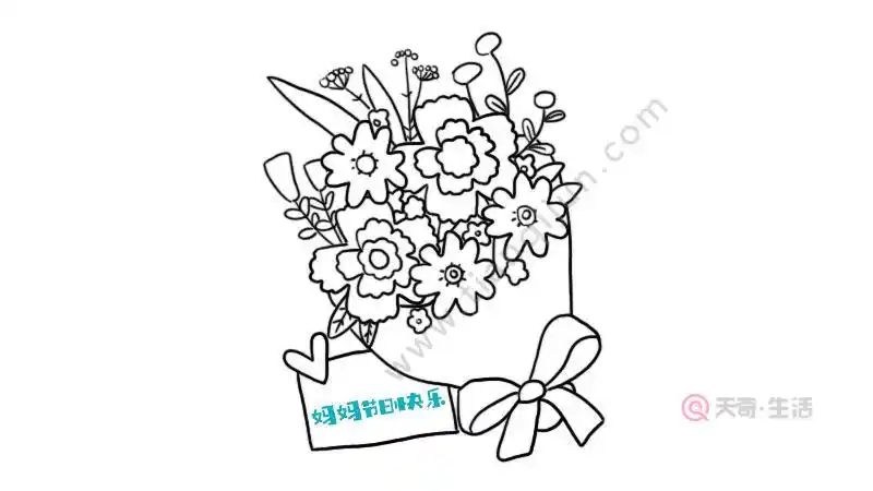 母亲节礼物简笔画画法 母亲节礼物简笔画步骤