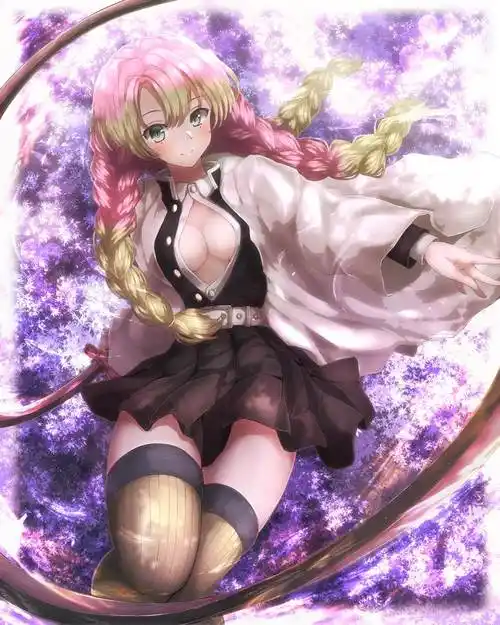 甘露寺蜜璃absent的甘露寺蜜璃插画图片