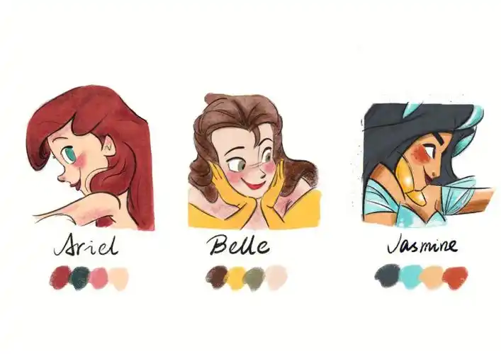 教你画迪士尼公主02