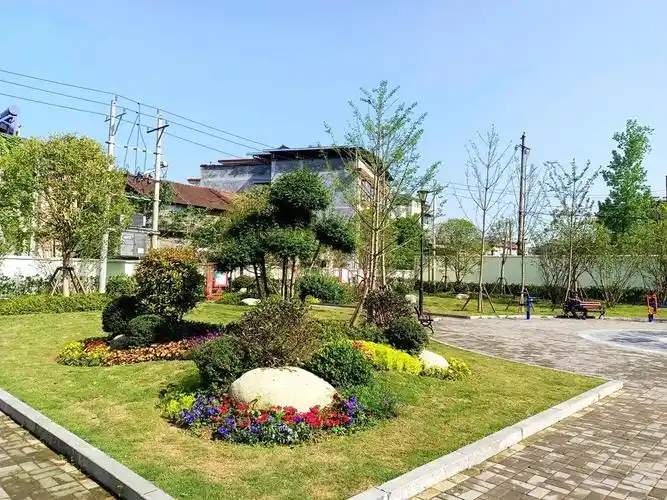 面积约2800平方米,2022年2月改造完成,包括更换枯死树木,合理种植绿化