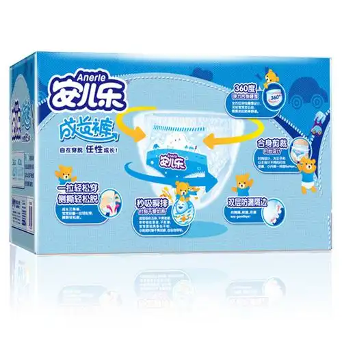 【京东超市】安儿乐(anerle)纸尿裤 超薄成长裤(男)大号l88片