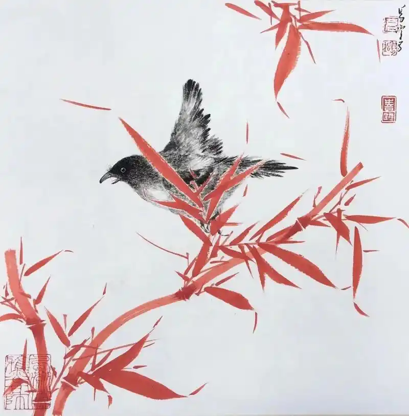 高鸿国画作品欣赏#水墨写意 - 抖音