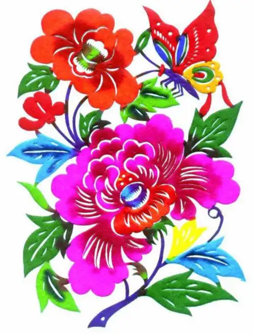 中国民间染色剪纸艺术