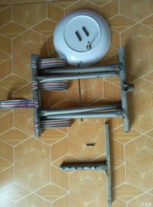 diy征文自制钓鱼板凳20铁管做的马札