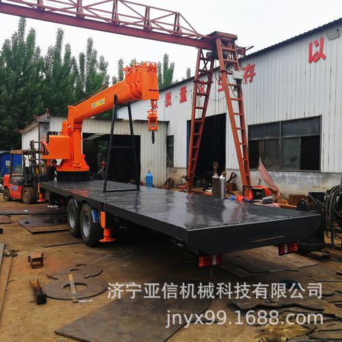全自动拖拉机随车吊 6.3吨拖拉机平板吊  8吨拖拉机自备吊车