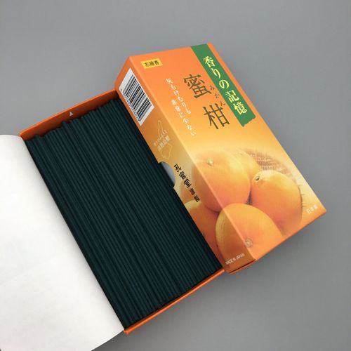 日本进口 孔官堂 香气的记忆 蜜柑 线香 烟少 微灰 清新酸甜 现货