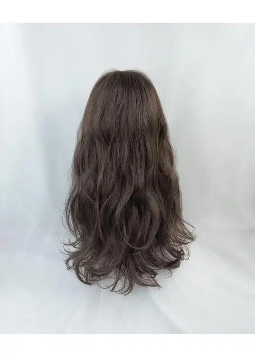 aidahngj假发女长发全头套式慵懒法式烫长卷发大波浪日常气质中长发套