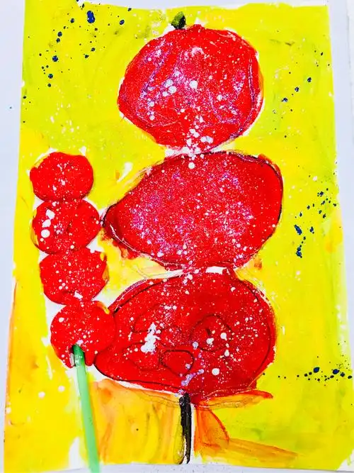 《冰糖葫芦》索思艺术周三18:30-19:30创意启蒙班学员风采及作品