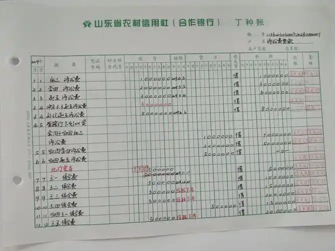 【中云支行】让我们一起温习一下手工账的记账规则吧