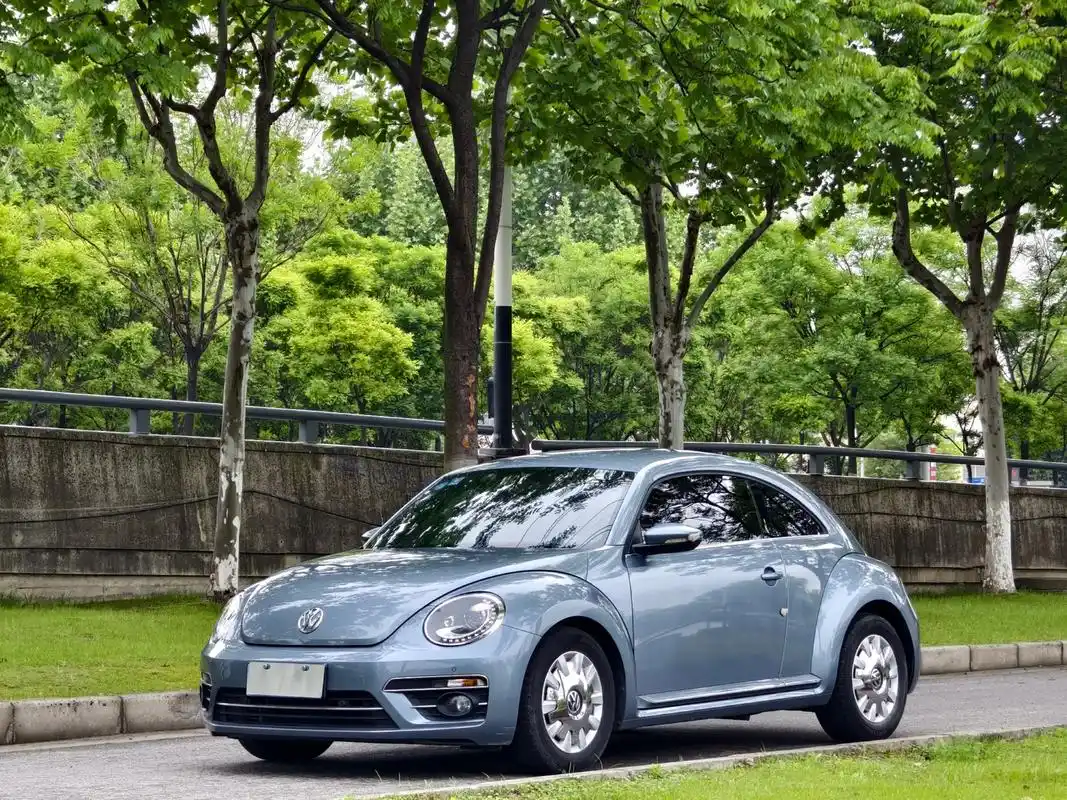 17年大众甲壳虫行驶里程仅5万多公里原版精品车况古典个 - 抖音