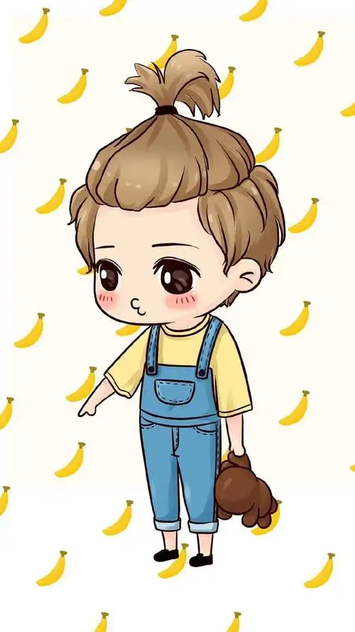 壁纸分享┃鹿晗 小黄人 q版壁纸