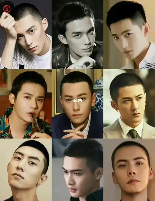 男明星寸头图