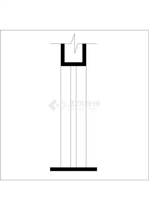 某对开折叠门侧cad详细全套图纸