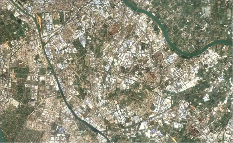 广东省广州市2021年2月份最新卫星影像图