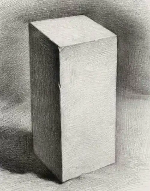 2020.07.05日晚4:50国际动漫基础班【素描长方体】气象街校区欢迎您