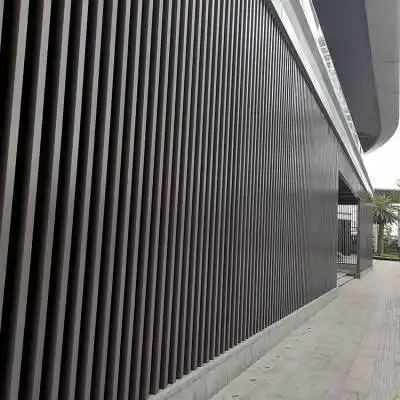 佛山创意良仓定制50*100mm矩形铝四方管外墙装饰 复古妻子转印木纹铝