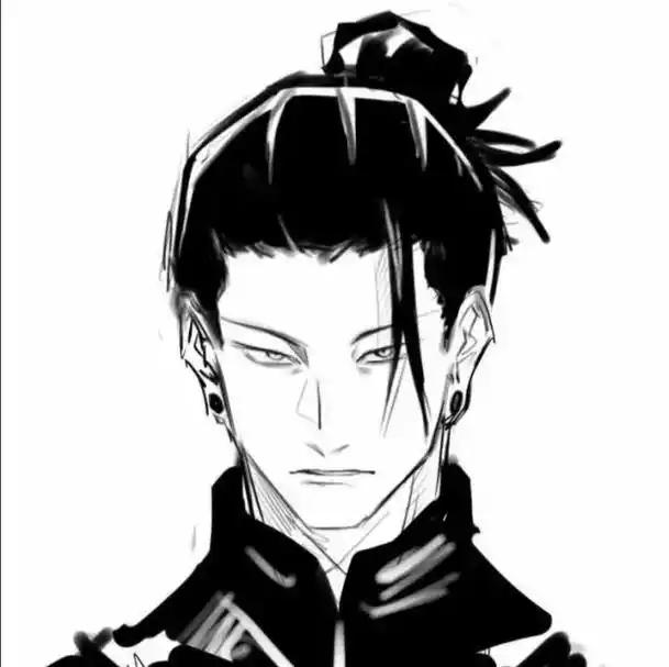 夏油杰五条悟情侣头像简笔 - 抖音