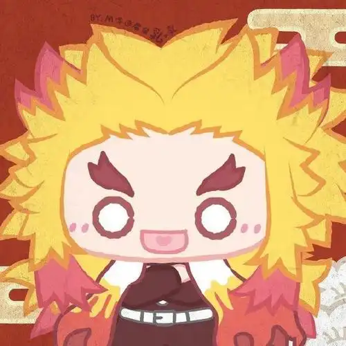 鬼灭之刃:九柱q版超可爱头像,迷上猪猪,爱上无惨