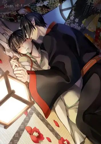 鬼灯的冷彻_yosan_羊好好_鬼白|鬼灯的冷彻圈插画_网易gacha二次元