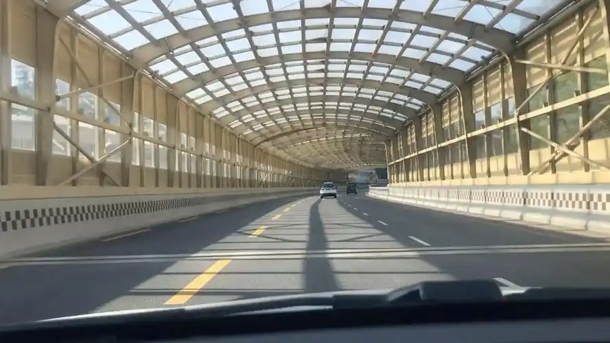 秋高气爽,上步路北穿鸡公山隧道,20231115