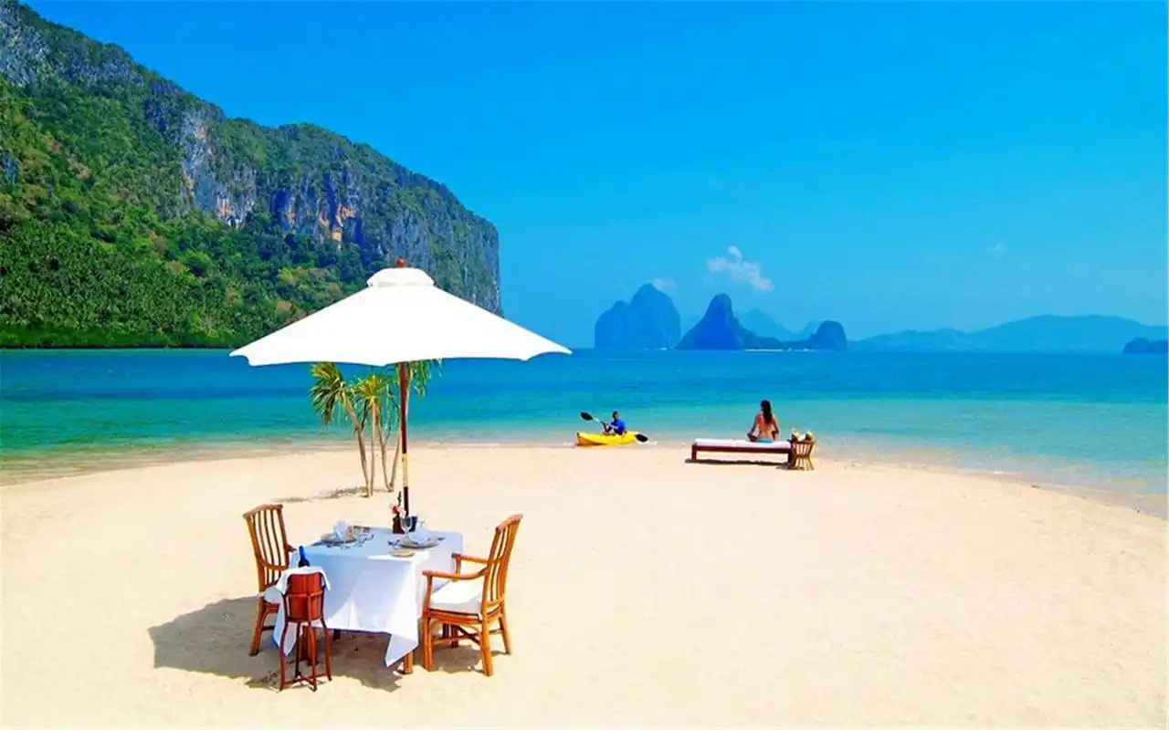 清新海岸风光自然风景高清电脑桌面壁纸图片大全高清大图预览1920×12