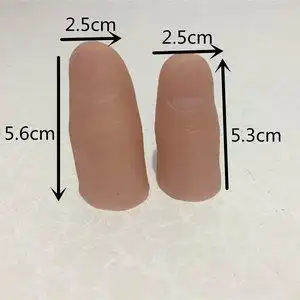 硅胶仿真手指假手指头残疾人美观套整蛊魔术道具指套软硬断指橡胶