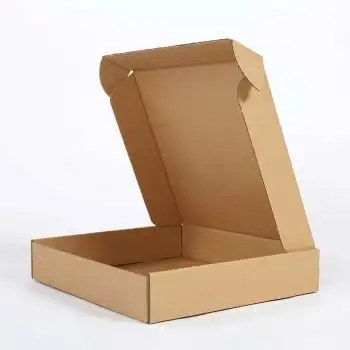 纸箱子打包扁平牛皮飞机盒长方形纸盒长条纸箱折叠包装盒快递盒 牛皮