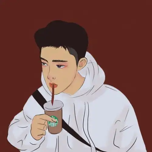 动漫颓废大叔头像