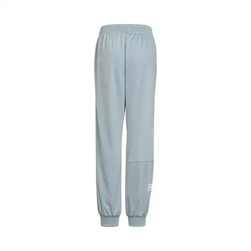 adidasoriginals童装trackpants拉链侧袋罗纹裤口抽绳运动裤女童蓝色