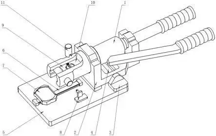 一种孔用钢丝挡圈的安装装置的制作方法