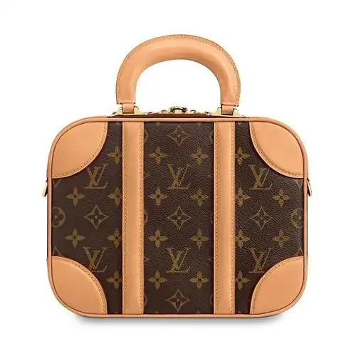 louisvuitton路易威登19春夏走秀款女士帆布配皮miniluggage