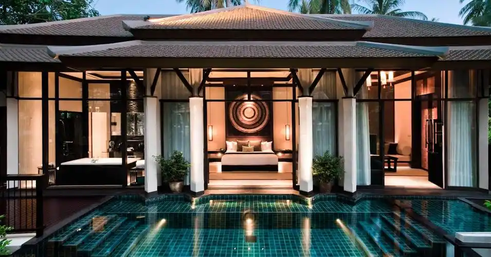 苏梅悦榕庄雨林spa,据说是岛上最大的spa中心.