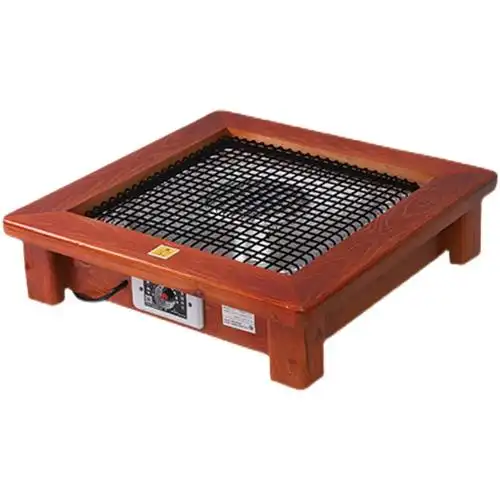 烤火炉取暖器家用节能烤脚电烤火炉小太阳实木取暖神器小型办公室