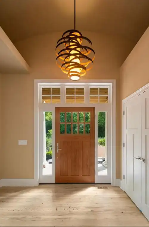 别墅进门玄关设计图片(进门玄关风水)