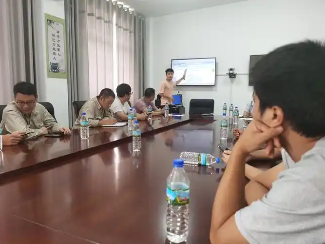 2020.08.05光泽公司组织各生产部门开展网络化下令,许可终结现场培训