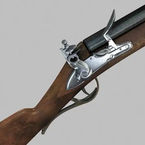 3ds max 19th musket