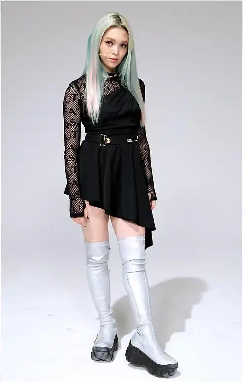 韩国女歌手alexa举行第二张迷你专辑发布会