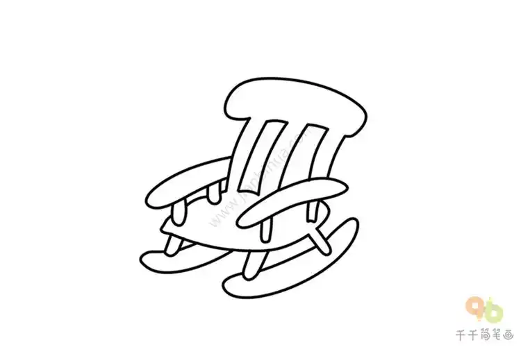 摇摇椅简笔画