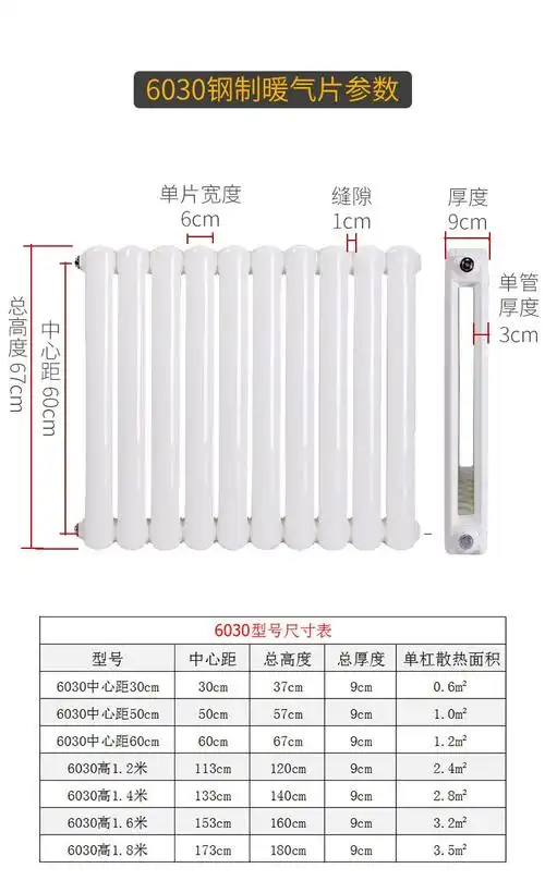 钢二柱暖气片钢制散热器暖气片厂家春暖采暖供应生产