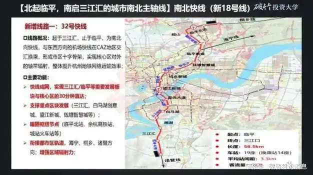 重大利好消息杭州地铁18号线有望今年开建