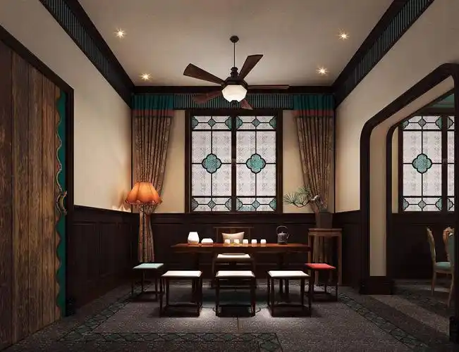 花夕拾民国风餐厅_品牌设计_【深浅设计】餐厅餐饮空间,品牌设计,vi