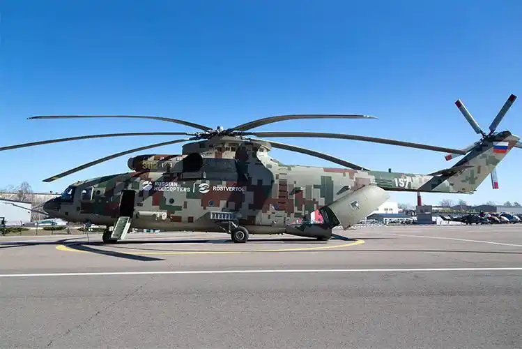 米-26直升机除作为军事用途之外,其民用功能也相当出色,如森林消防