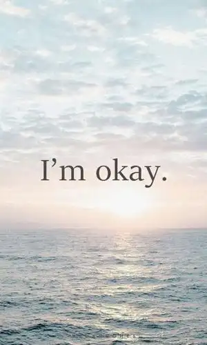 我很好文字手机壁纸