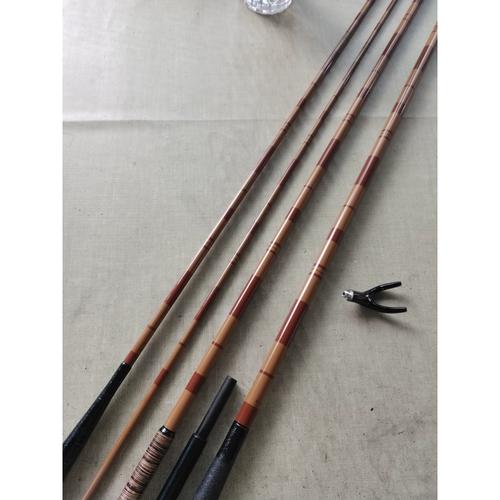 3米并继竿玉柄竿挂江户川二手鱼竿套装套杆整套钓鱼竿