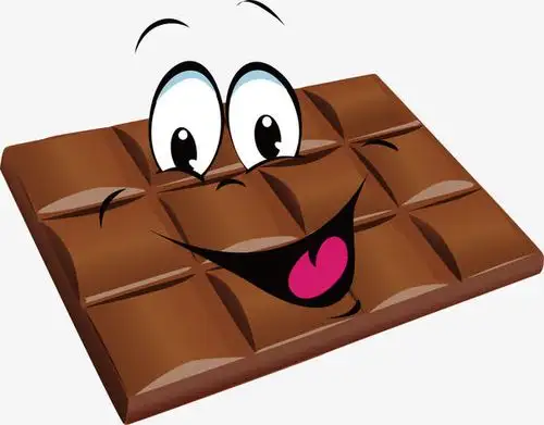 巧克力美味甜蜜卡通巧克力