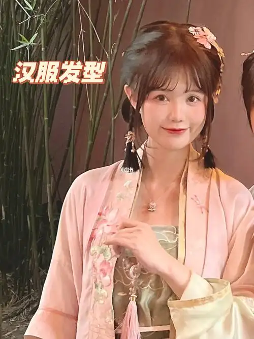 少女感宋制汉服发型教程